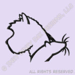 Cairn Terrier Ratting Embroidery