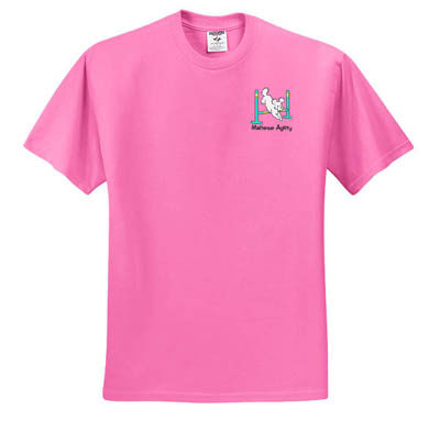 Embroidered Maltese Agility T-Shirt