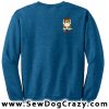Embroidered Cartoon Rough Collie Sweatshirts