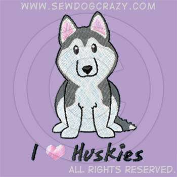I Love Siberian Husky Shirts