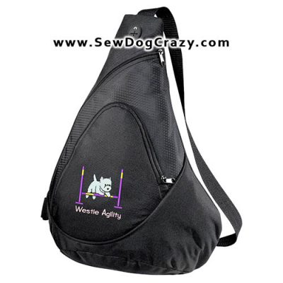 Embroidered Westie Agility Bag