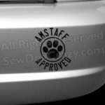 AmStaff Approved Decal