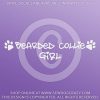 Bearded Collie Girl Vinyl Stickers