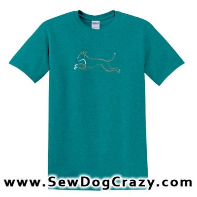 Embroidered Italian Greyhound Tshirt