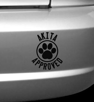 Akita Approved Decal