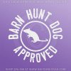 Barn Hunt Dog Decal