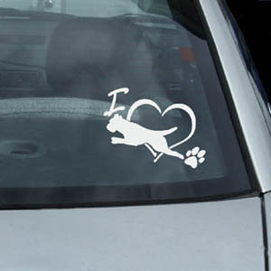 Border Terrier Dog Sports Decal