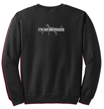 Embroidered Italian Greyhound Sweatshirt