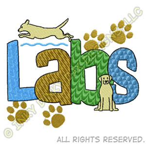 Labrador Retriever Embroidery