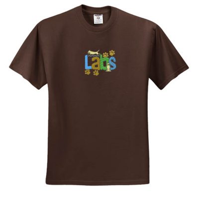 Embroidered Labrador T-Shirt
