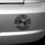 Obedience Dog Approved Decal