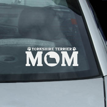 Yorkshire Terrier Mom Decal