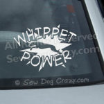 Whippet Power Vinyl Stickers