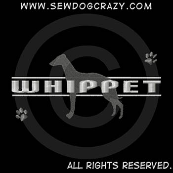 Embroidered Whippet Apparel