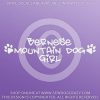 Bernese Mountain Dog Girl Stickers
