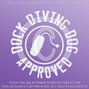 Dock Diving Vinyl Decals