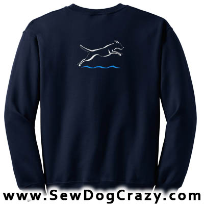 Embroidered Dock Diving Sweatshirts