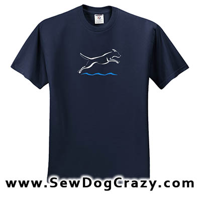 Embroidered Dock Diving Tshirts