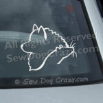 Keeshond Rat Car Window Sticker