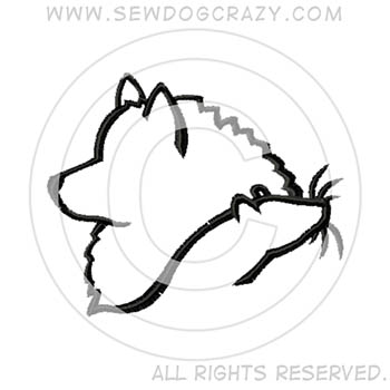 Embroidered Keeshond Rat Gifts