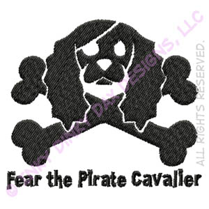 Cavalier King Charles Spaniel Pirate Apparel