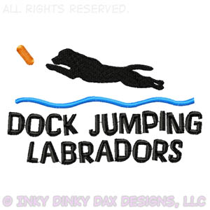 Dock Jumping Labrador Retriever Apparel