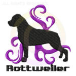 Tribal Rottweiler Embroidery