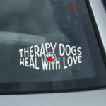 Therapy Dog Decal