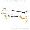 Rottweiler Dog Sports With Tail Shirts