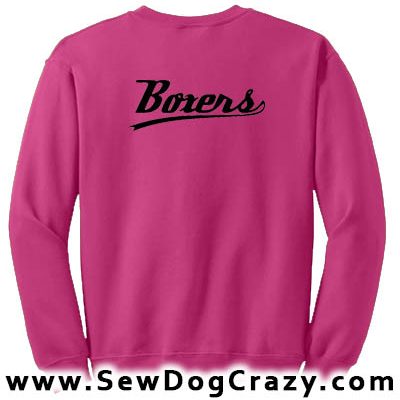 Boxer dog Baseball Sweatshirt