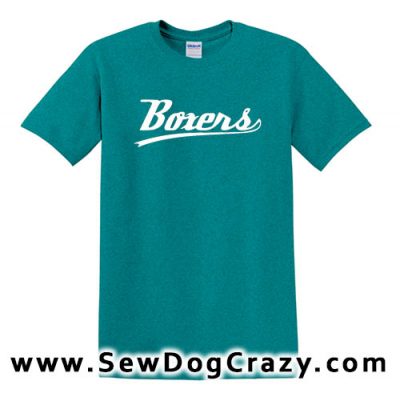 Boxer dog Baseball Tshirt