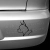 Boxer and Rat Bumper Sticker