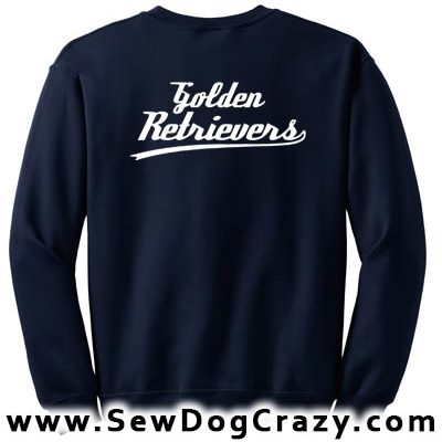 Golden Retriever Baseball Sweatshirt
