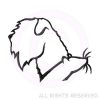 Wheaten Terrier Earthdog Embroidery