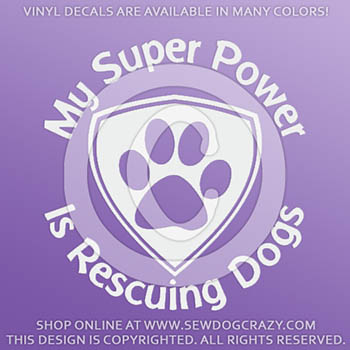 Super Power Rescue Dogs Decals