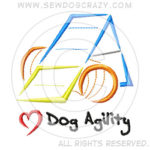 Embroidered Dog Agility Shirts