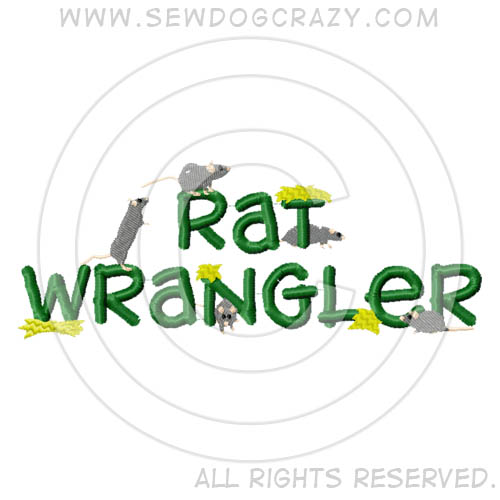 Embroidered Rat Wrangler Shirts