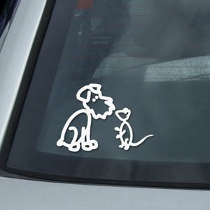 Dog and Rat Decal