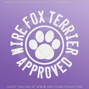 Wire Fox Terrier Decals