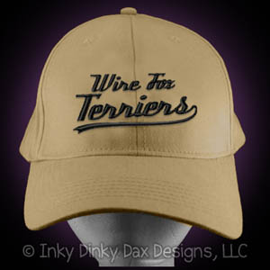 Wire Fox Terriers Embroidered Baseball Cap