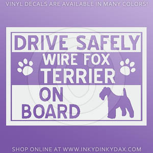 Wire Fox Terrier Stickers