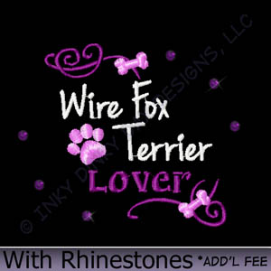 Wire Fox Terrier Rhinestones Gifts