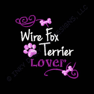 Pretty Wire Fox Terrier Apparel