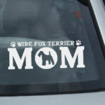Wire Fox Terrier Mom Decal