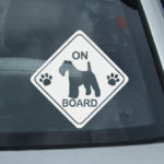 Wire Fox Terrier On Board Sticker