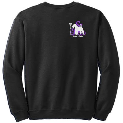Wire Fox Terrier Embroidered Sweatshirt
