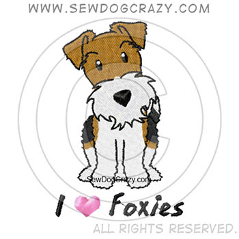 Cartoon Wire Fox Terrier Shirts