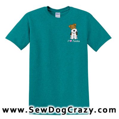 Cartoon Wire Fox Terrier TShirts