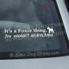 Wire Fox Terrier Car Stickers