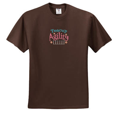 Embroidered Teacup Agility T-Shirt